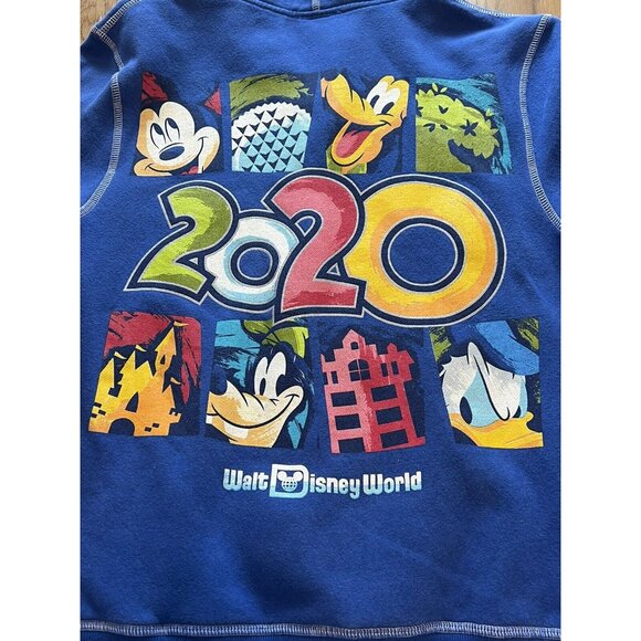 Walt Disney World Parks 2020 Zip Sweatshirt Adult Size Small Travel Vacation - Picture 4 of 12